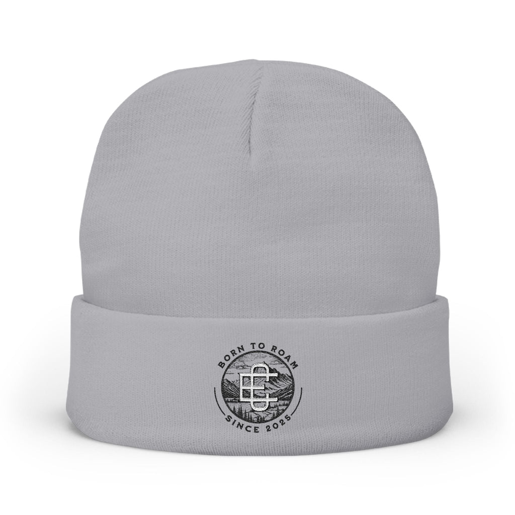 Embroidered 'Born to Roam' Knit Beanie Printify