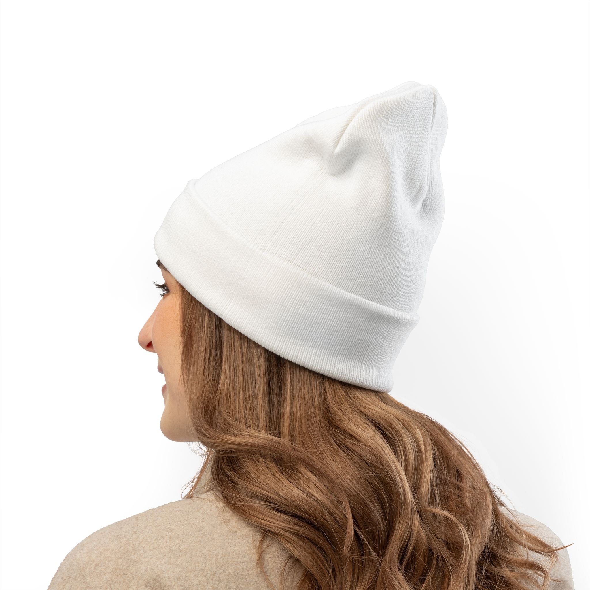 Embroidered 'Born to Roam' Knit Beanie Printify