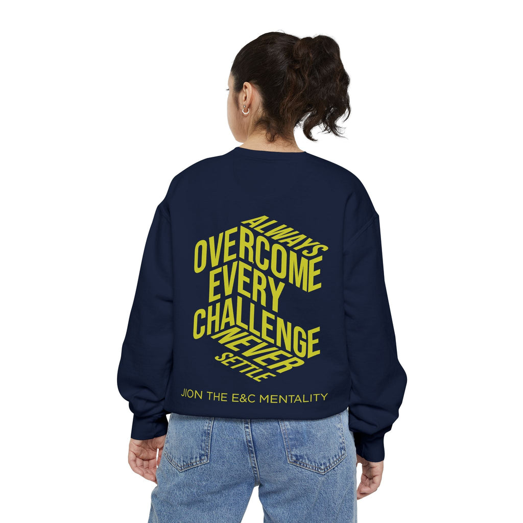 Always Overcome Every Challenge Crewneck Printify