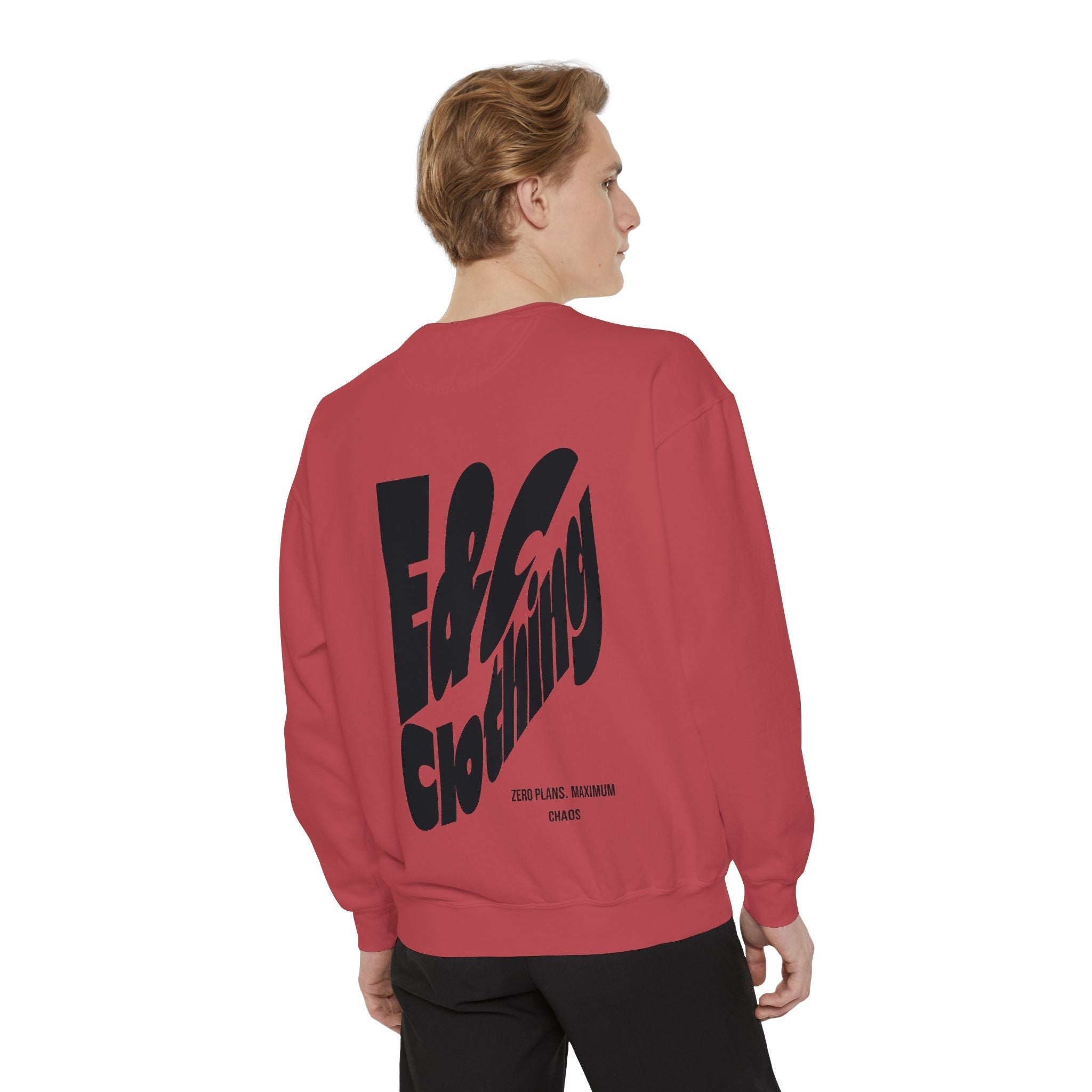 ⚡ E&C CLOTHING — Zero Plans. Maximum Chaos Crewneck ⚡ Printify