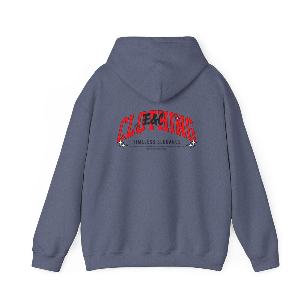 “Timeless Elegance” E&C Back Print Hoodie Printify