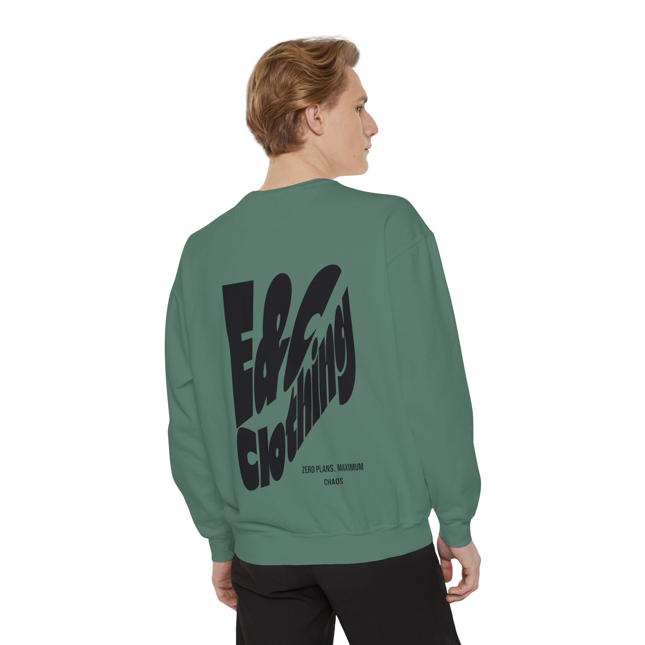 ⚡ E&C CLOTHING — Zero Plans. Maximum Chaos Crewneck ⚡ Printify