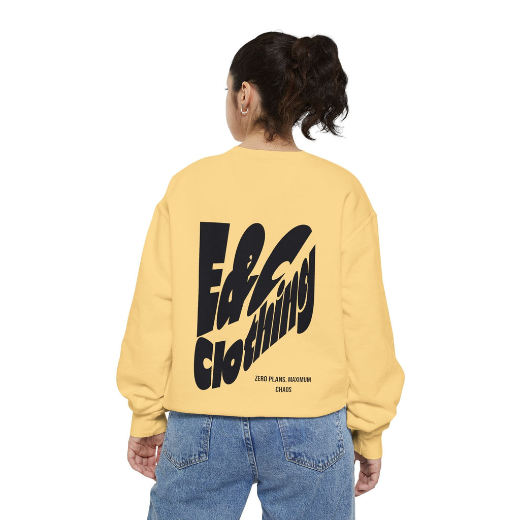 ⚡ E&C CLOTHING — Zero Plans. Maximum Chaos Crewneck ⚡ Printify