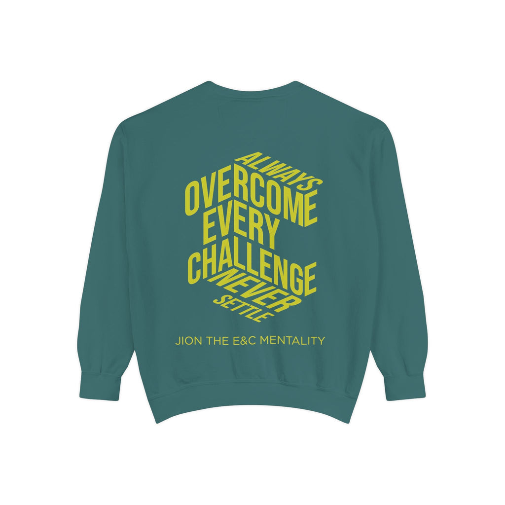 Always Overcome Every Challenge Crewneck Printify