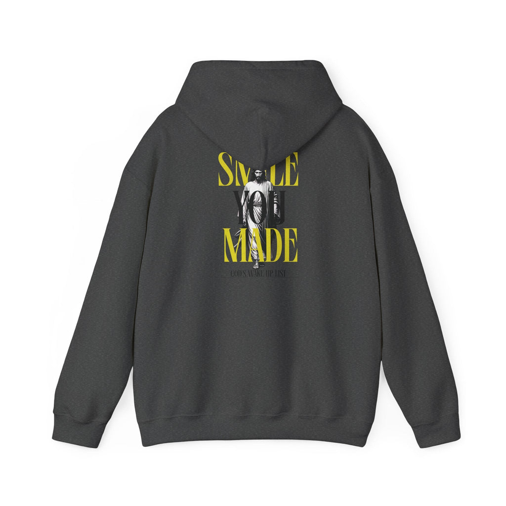 Smile, You Made God’s Wake-Up List Hoodie Printify