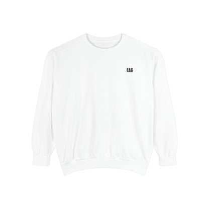 Skull Emblem Sweatshirt | Gradient Circle Logo, Back Print