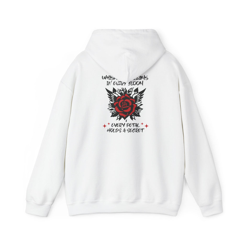 Whispered Dreams Rose Hoodie Printify