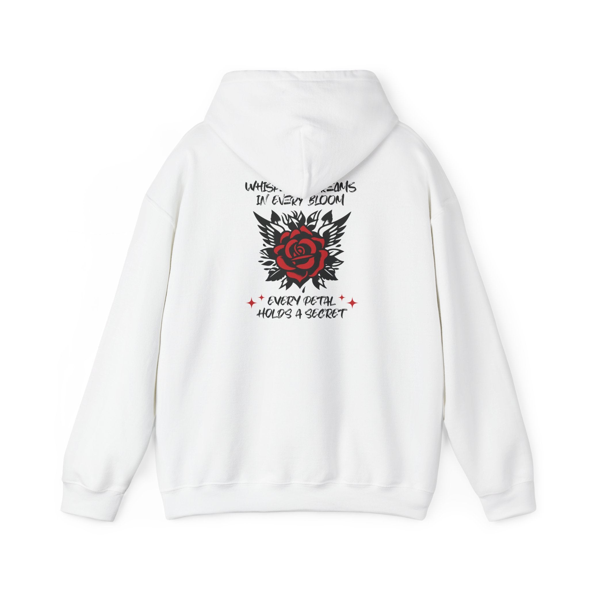 Whispered Dreams Rose Hoodie Printify