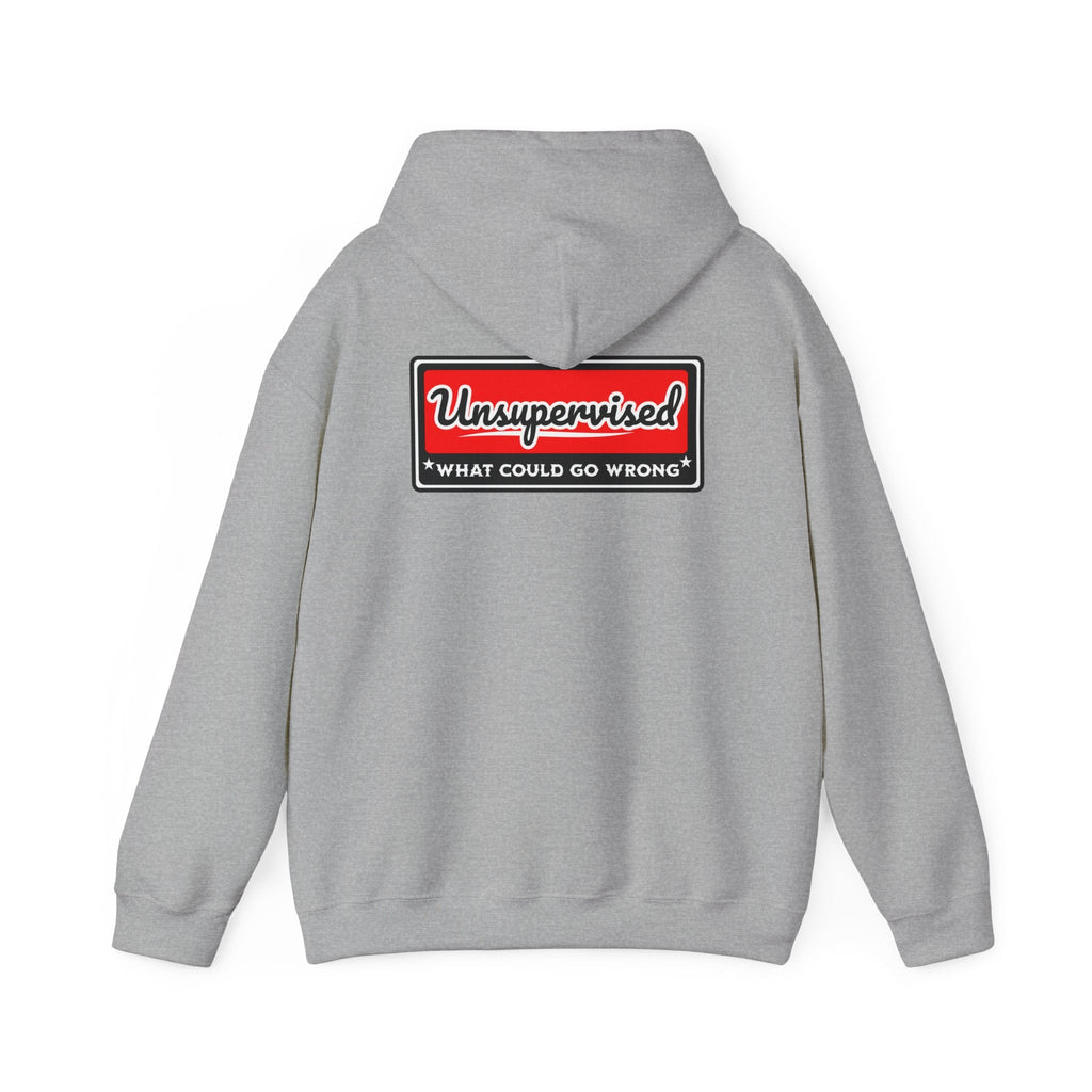 Unsupervised “What Could Go Wrong?” Hoodie Printify