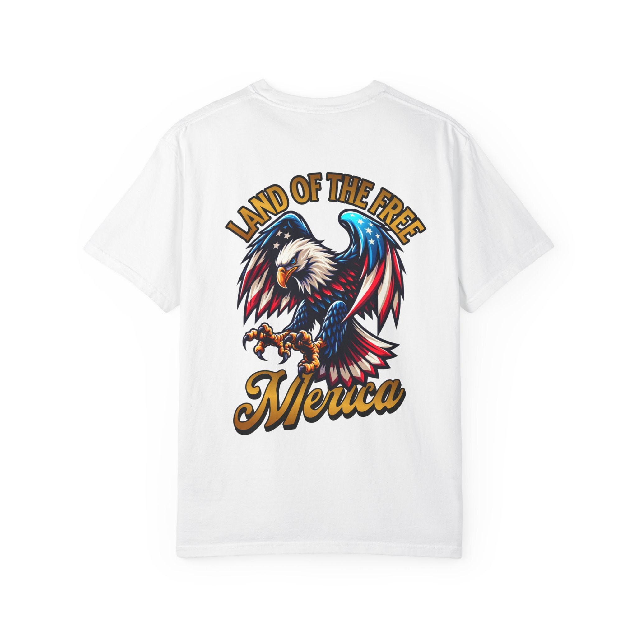 Land of the Free ‘Merica Eagle Tee – Patriotic Graphic Shirt