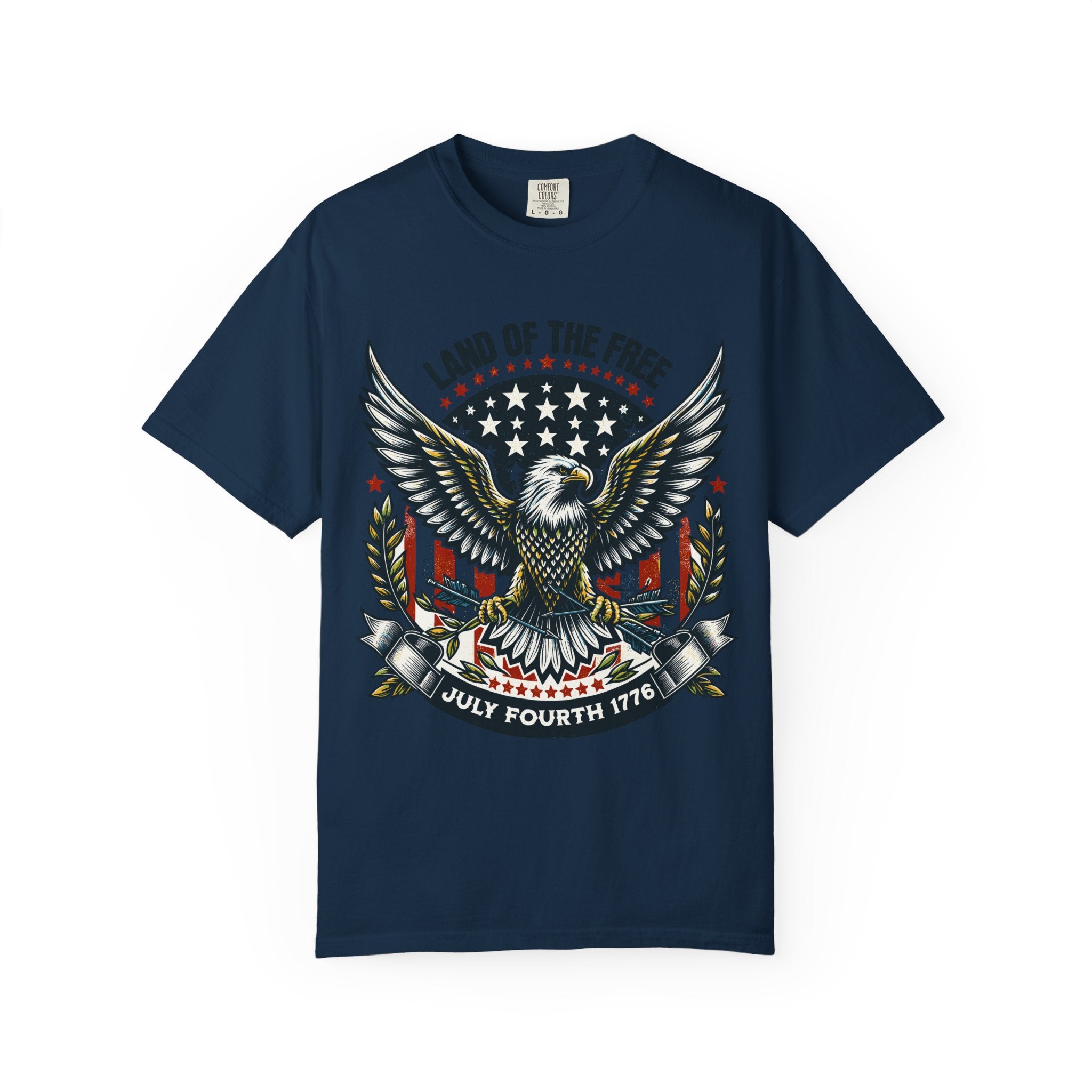 Land of the Free 1776 Eagle Tee