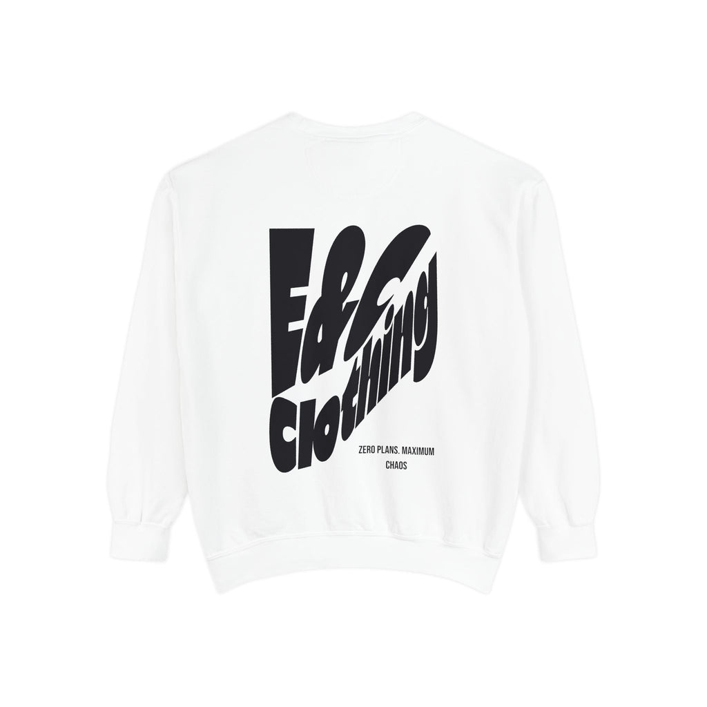 ⚡ E&C CLOTHING — Zero Plans. Maximum Chaos Crewneck ⚡ Printify