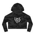 🖤 Love Your Self Crop Hoodie 🖤 Printify