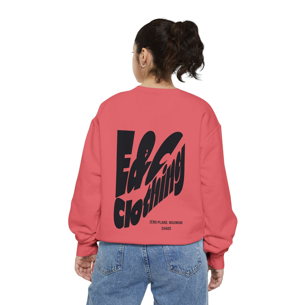 ⚡ E&C CLOTHING — Zero Plans. Maximum Chaos Crewneck ⚡ Printify