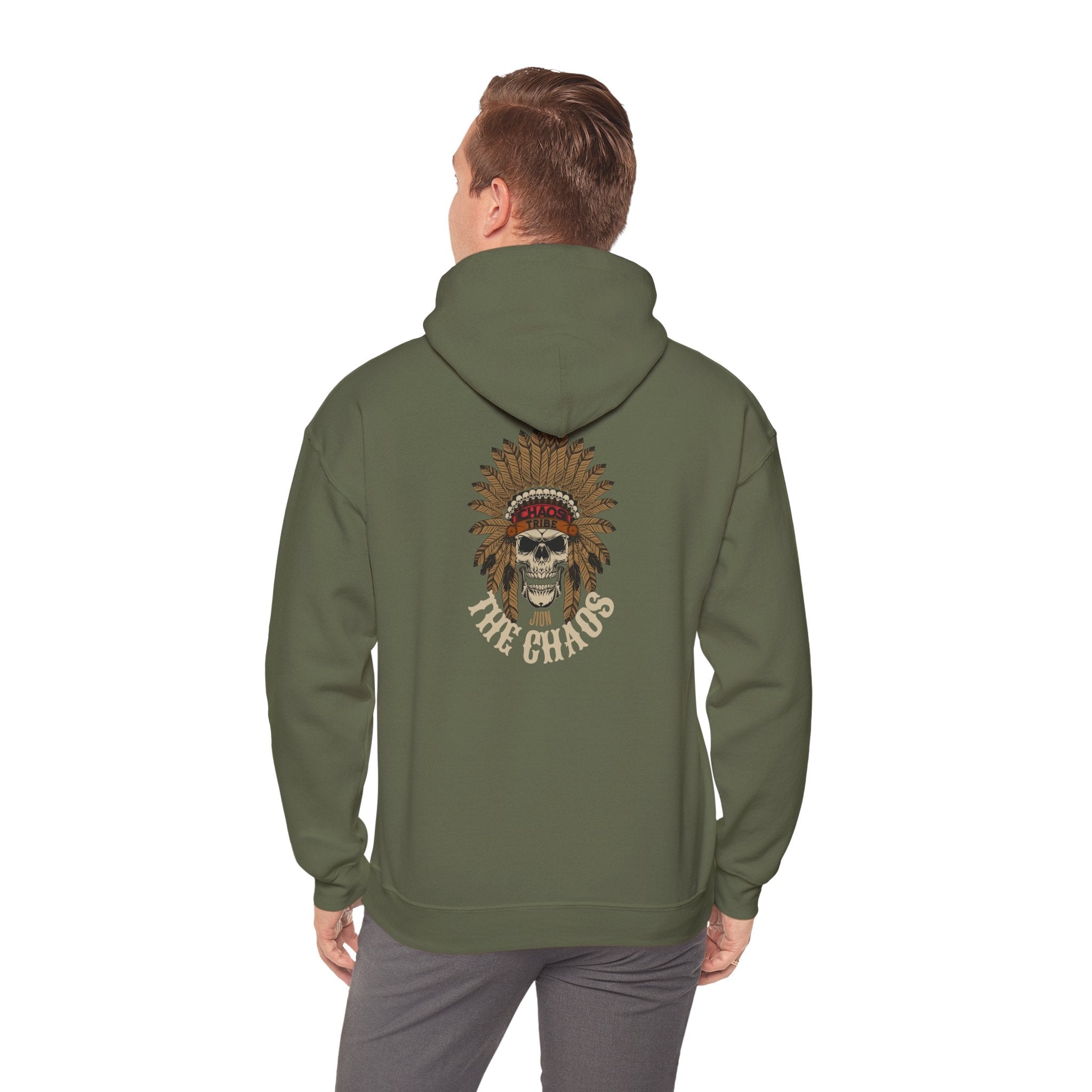 “Tribal Chaos Hoodie” Printify