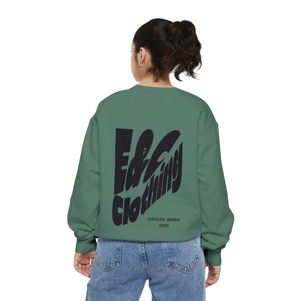 ⚡ E&C CLOTHING — Zero Plans. Maximum Chaos Crewneck ⚡ Printify