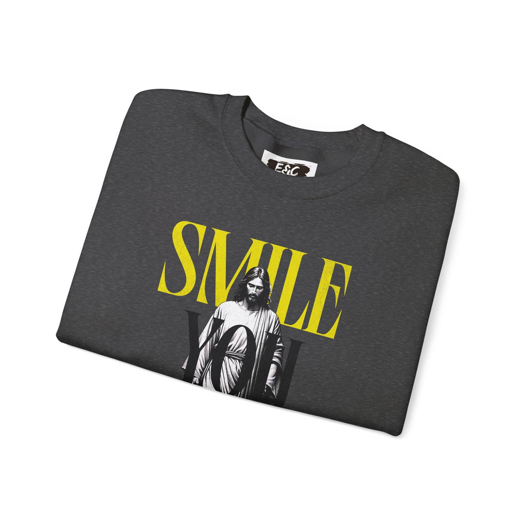 Smile, You Made God’s Wake-Up List Crewneck Printify