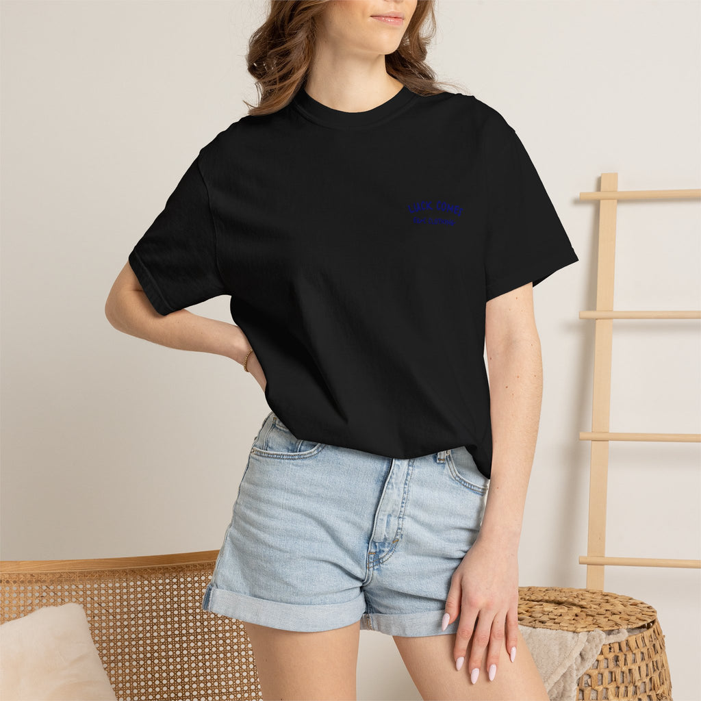 Lucky Life Snake Tee – “Luck Comes with Chance” Graphic Shirt