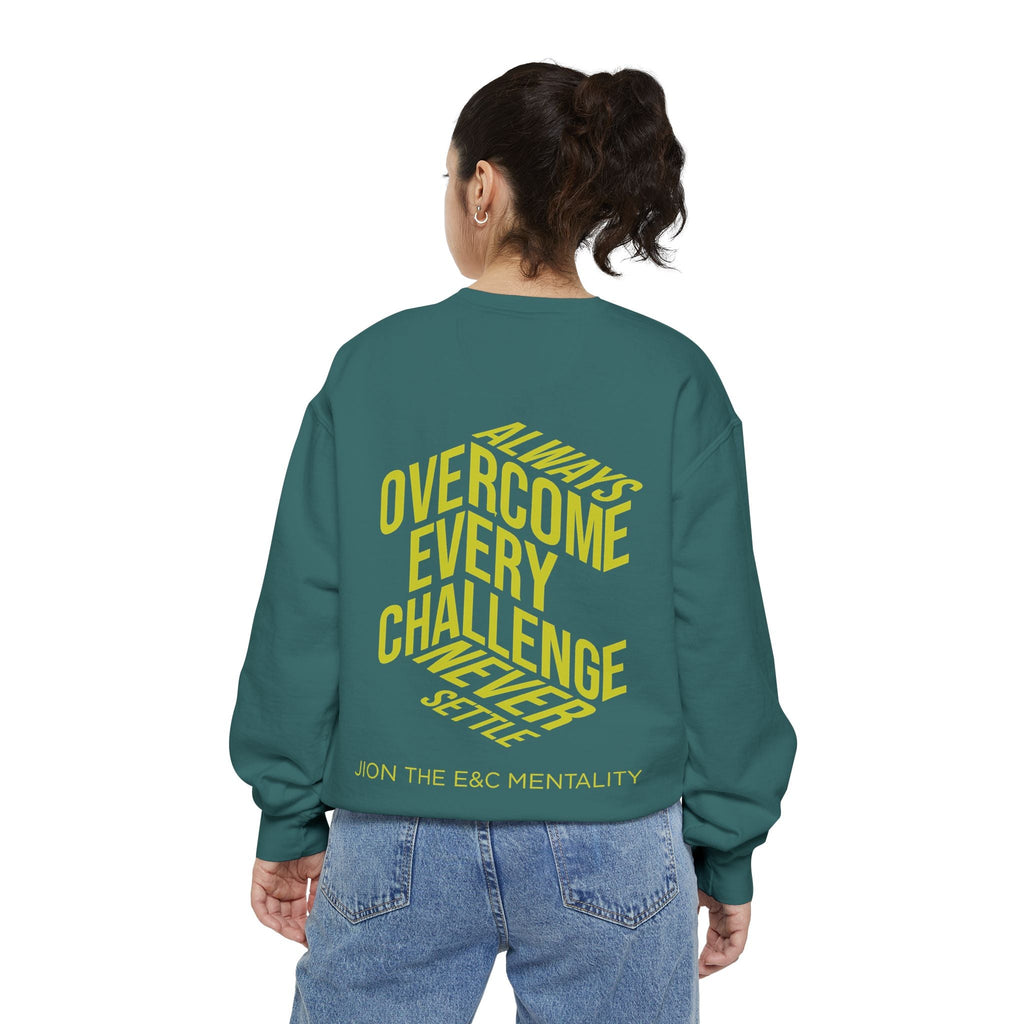 Always Overcome Every Challenge Crewneck Printify