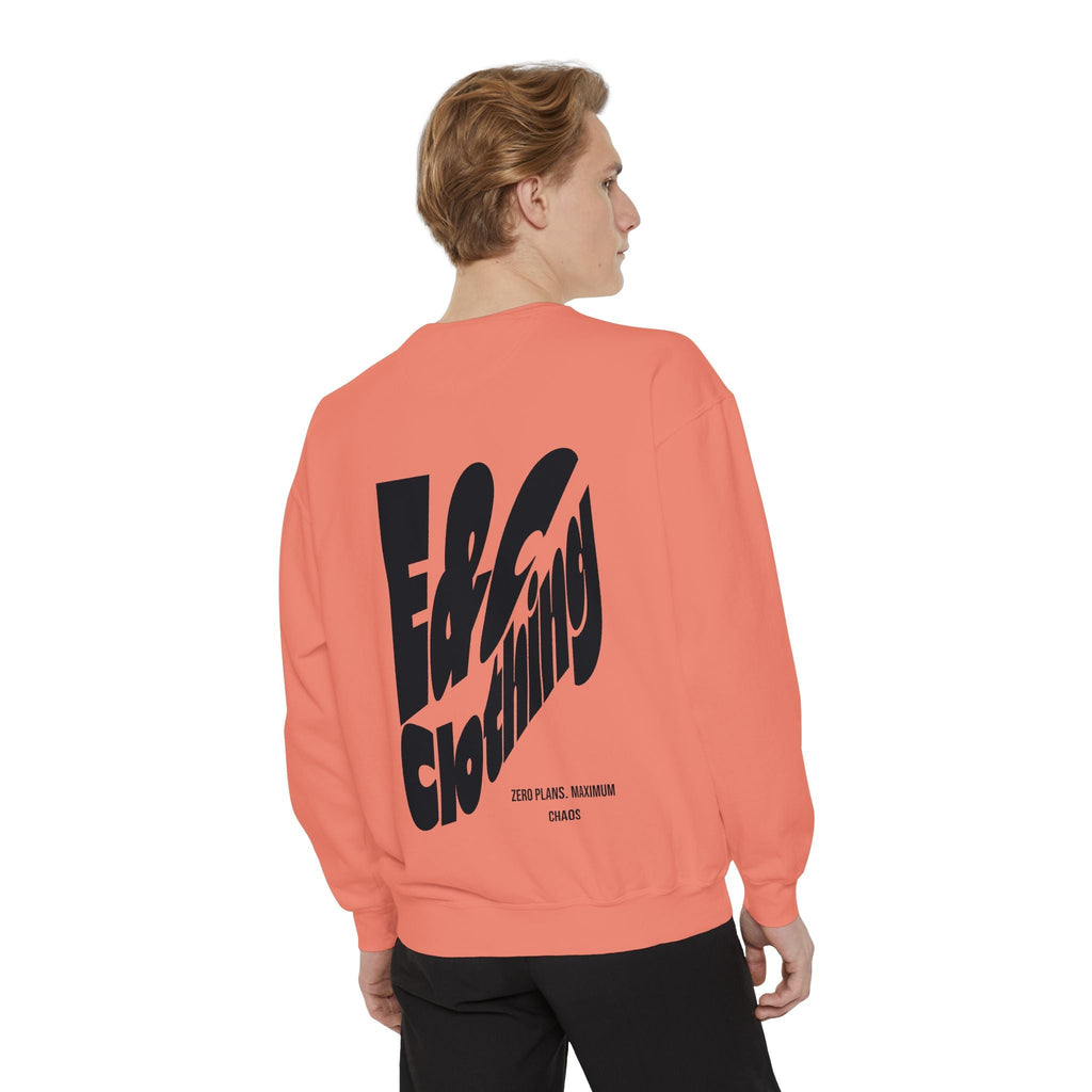 ⚡ E&C CLOTHING — Zero Plans. Maximum Chaos Crewneck ⚡ Printify