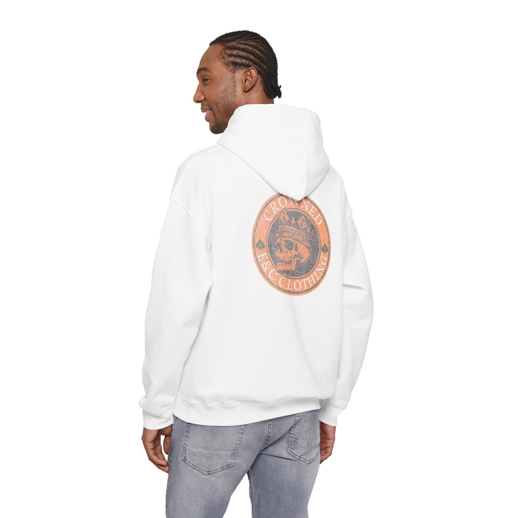 👑 Crowned E&C Clothing Skull Hoodie 👑💀 Printify