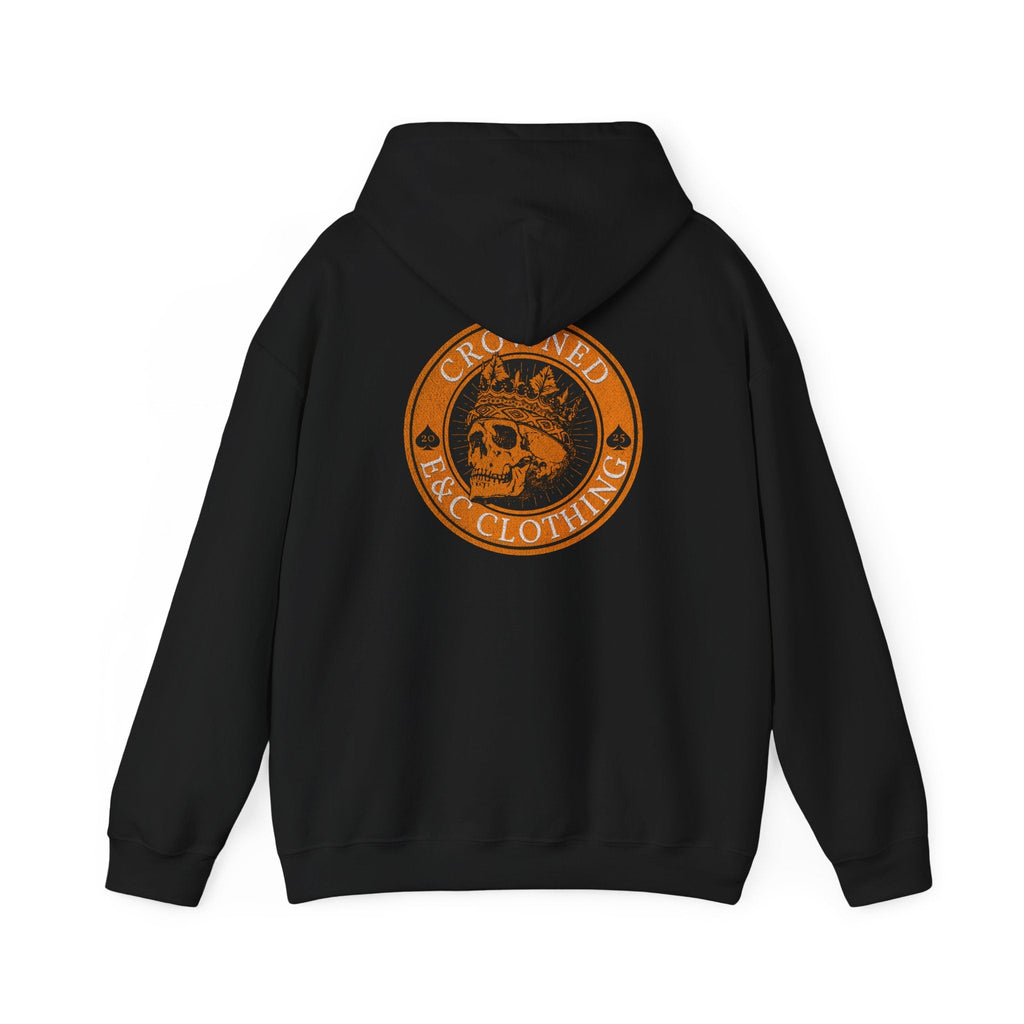 👑 Crowned E&C Clothing Skull Hoodie 👑💀 Printify
