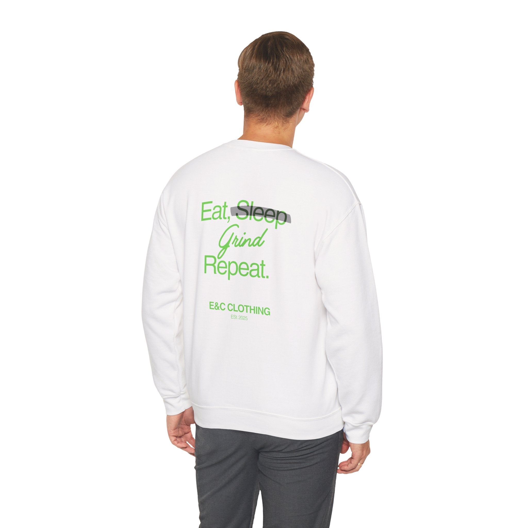 Eat Sleep Grind Repeat Crewneck Printify