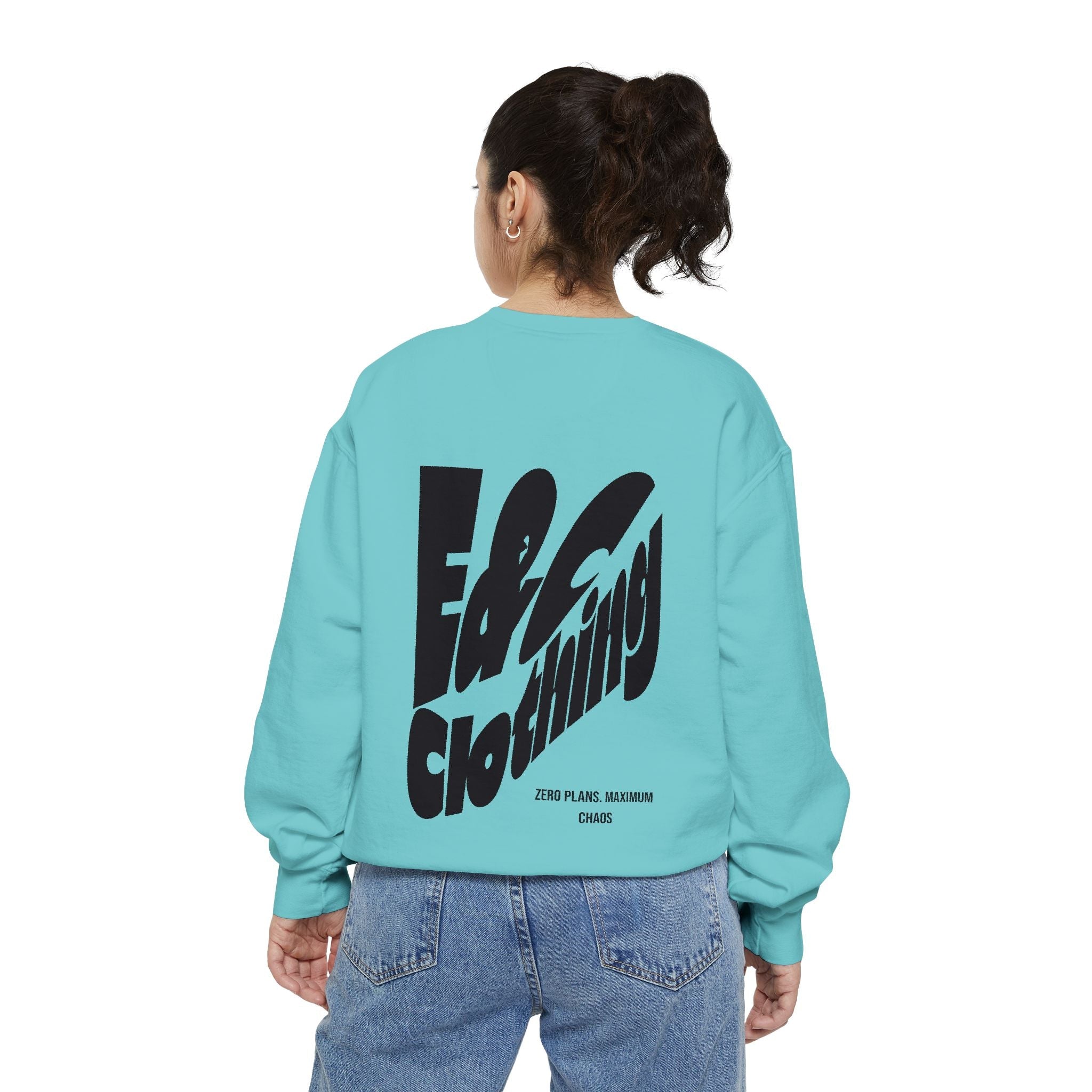 ⚡ E&C CLOTHING — Zero Plans. Maximum Chaos Crewneck ⚡ Printify