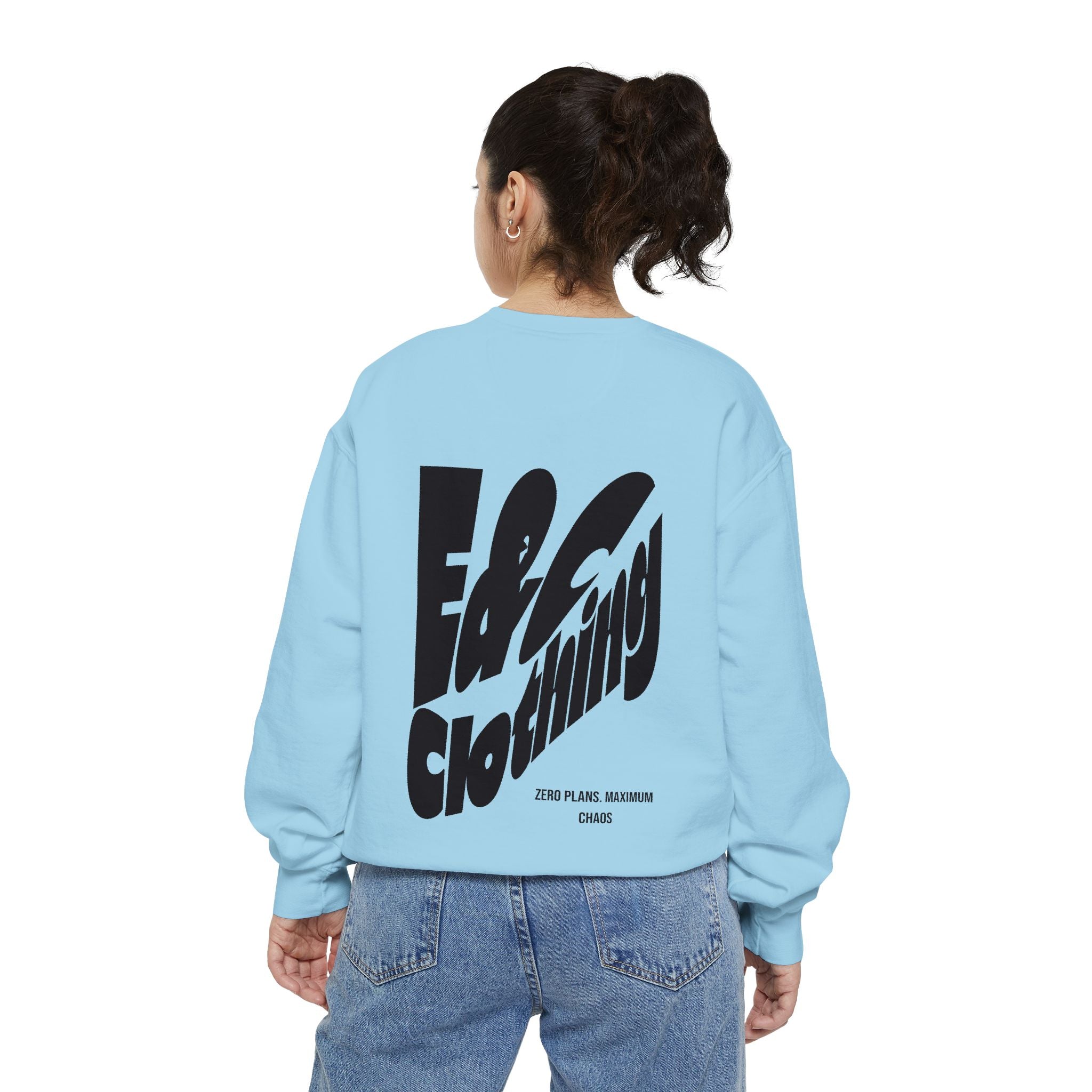 ⚡ E&C CLOTHING — Zero Plans. Maximum Chaos Crewneck ⚡ Printify