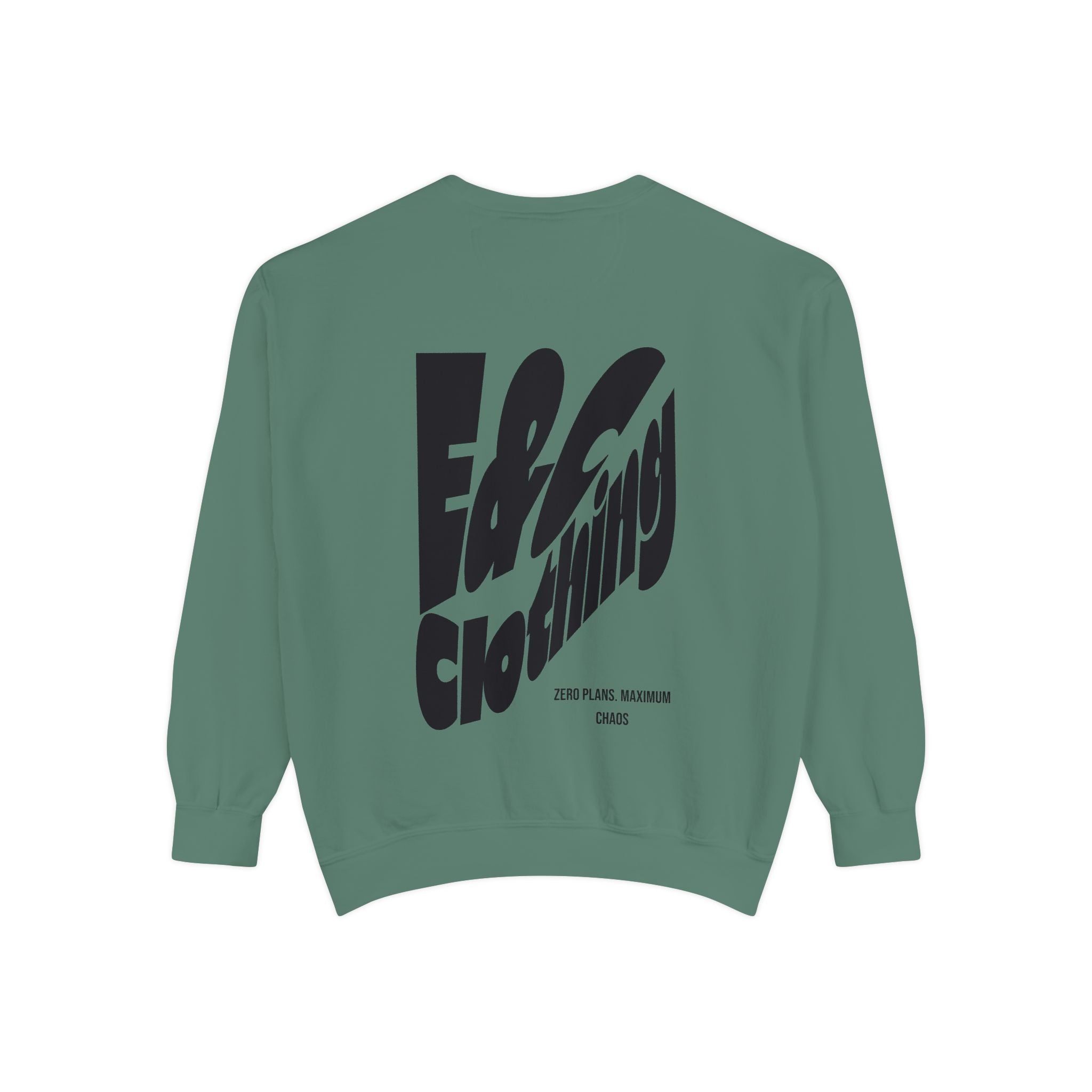 ⚡ E&C CLOTHING — Zero Plans. Maximum Chaos Crewneck ⚡ Printify