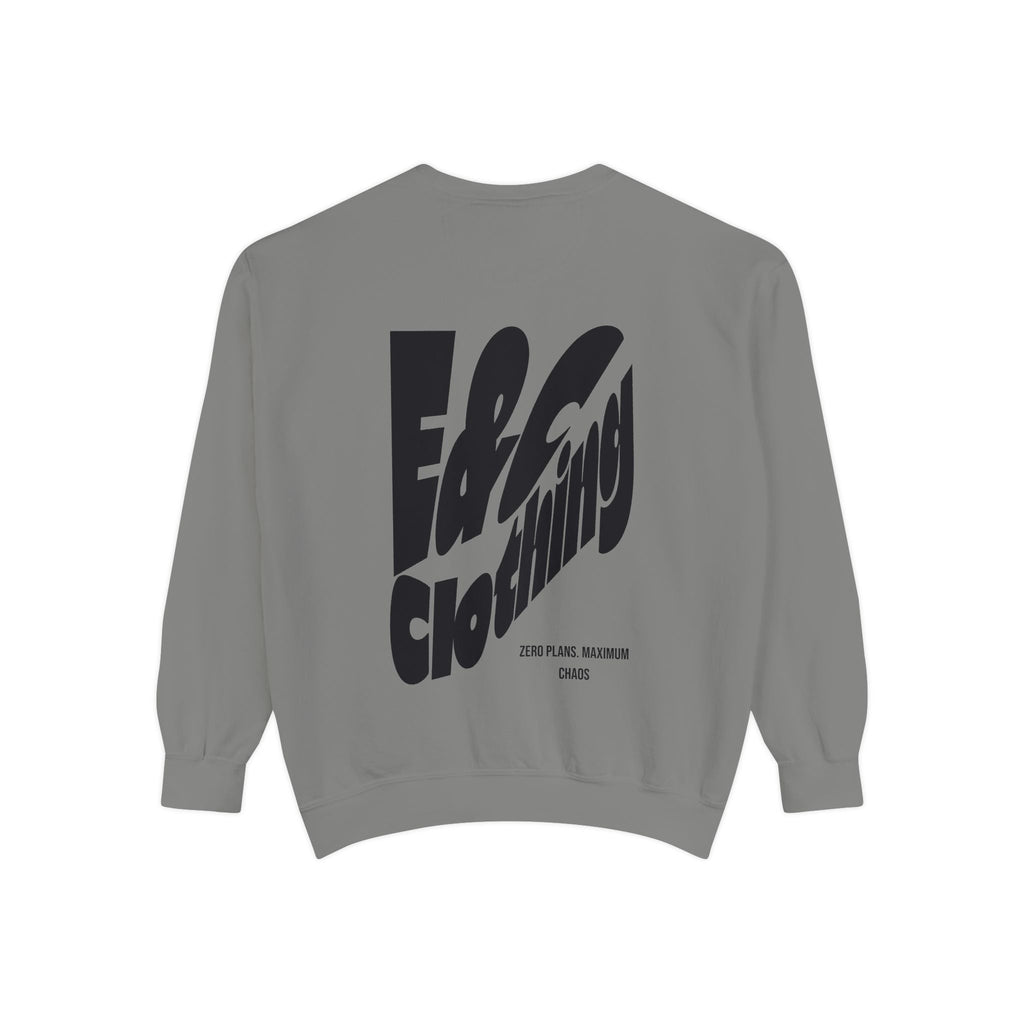 ⚡ E&C CLOTHING — Zero Plans. Maximum Chaos Crewneck ⚡ Printify