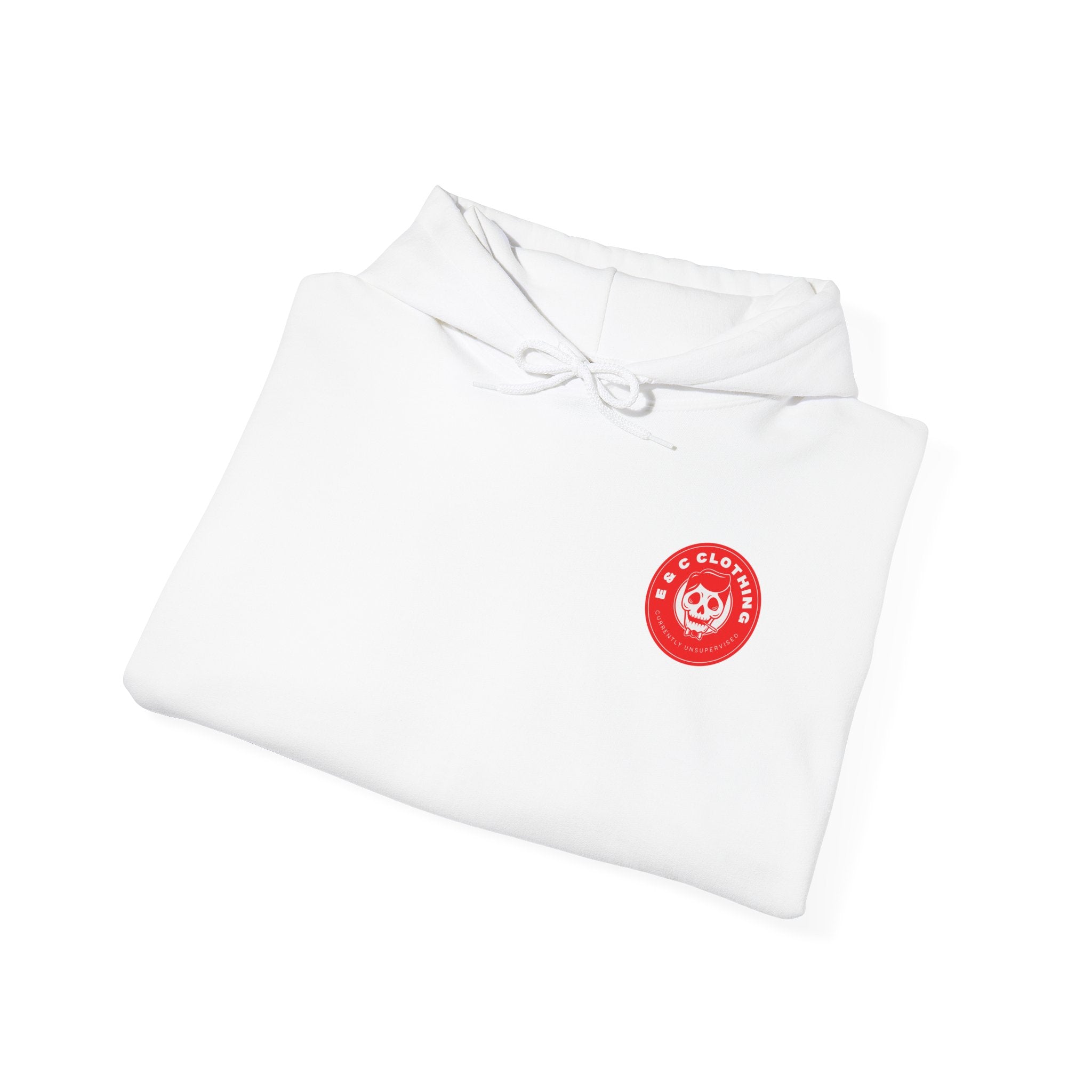 “Timeless Elegance” E&C Back Print Hoodie Printify
