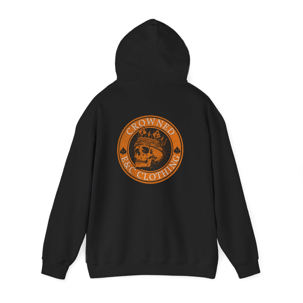 👑 Crowned E&C Clothing Skull Hoodie 👑💀 Printify