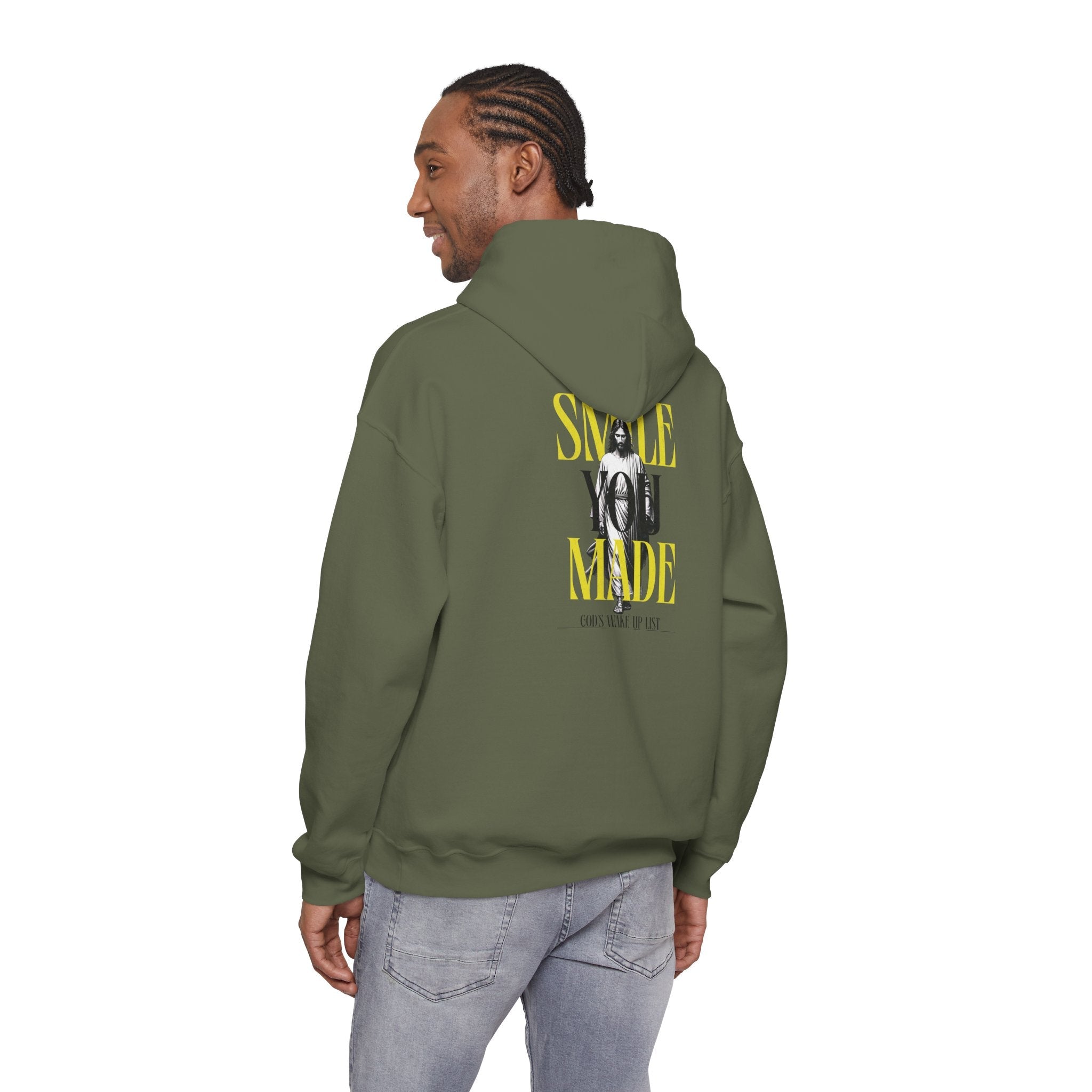 Smile, You Made God’s Wake-Up List Hoodie Printify