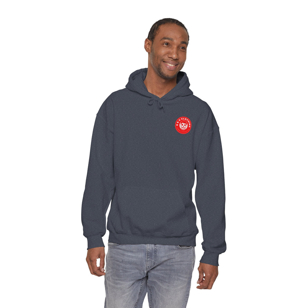 “Timeless Elegance” E&C Back Print Hoodie Printify