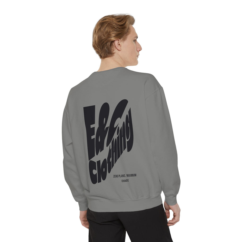 ⚡ E&C CLOTHING — Zero Plans. Maximum Chaos Crewneck ⚡ Printify