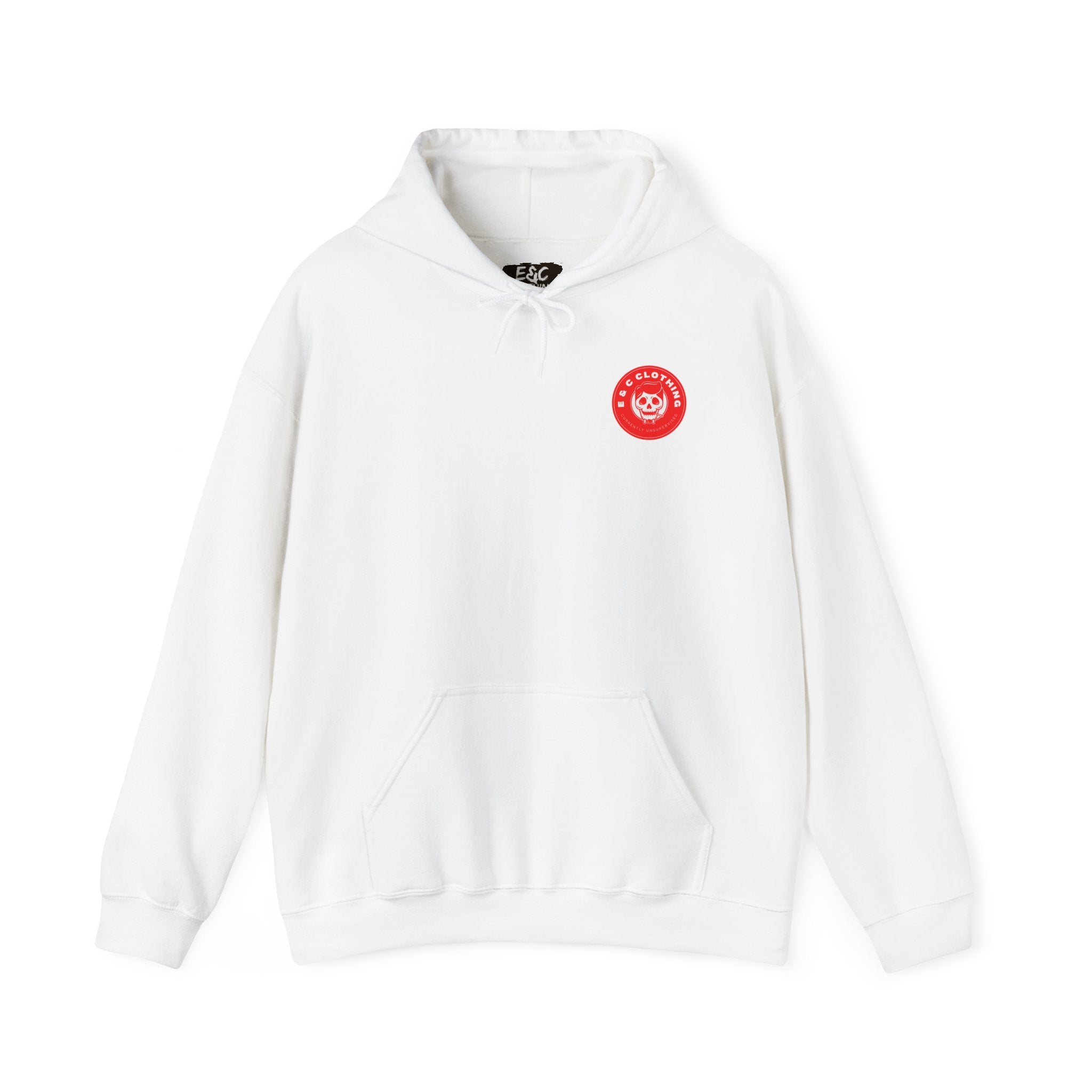 “Timeless Elegance” E&C Back Print Hoodie Printify