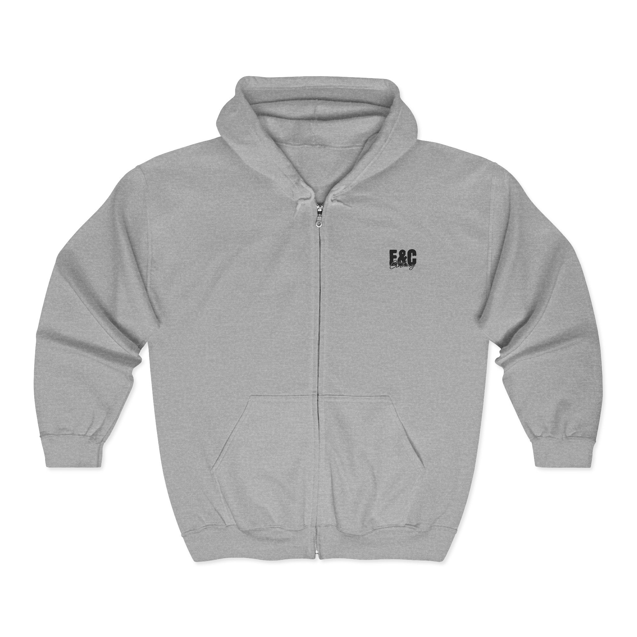 👑 Crowned E&C Clothing Skull Hoodie 👑💀 Printify