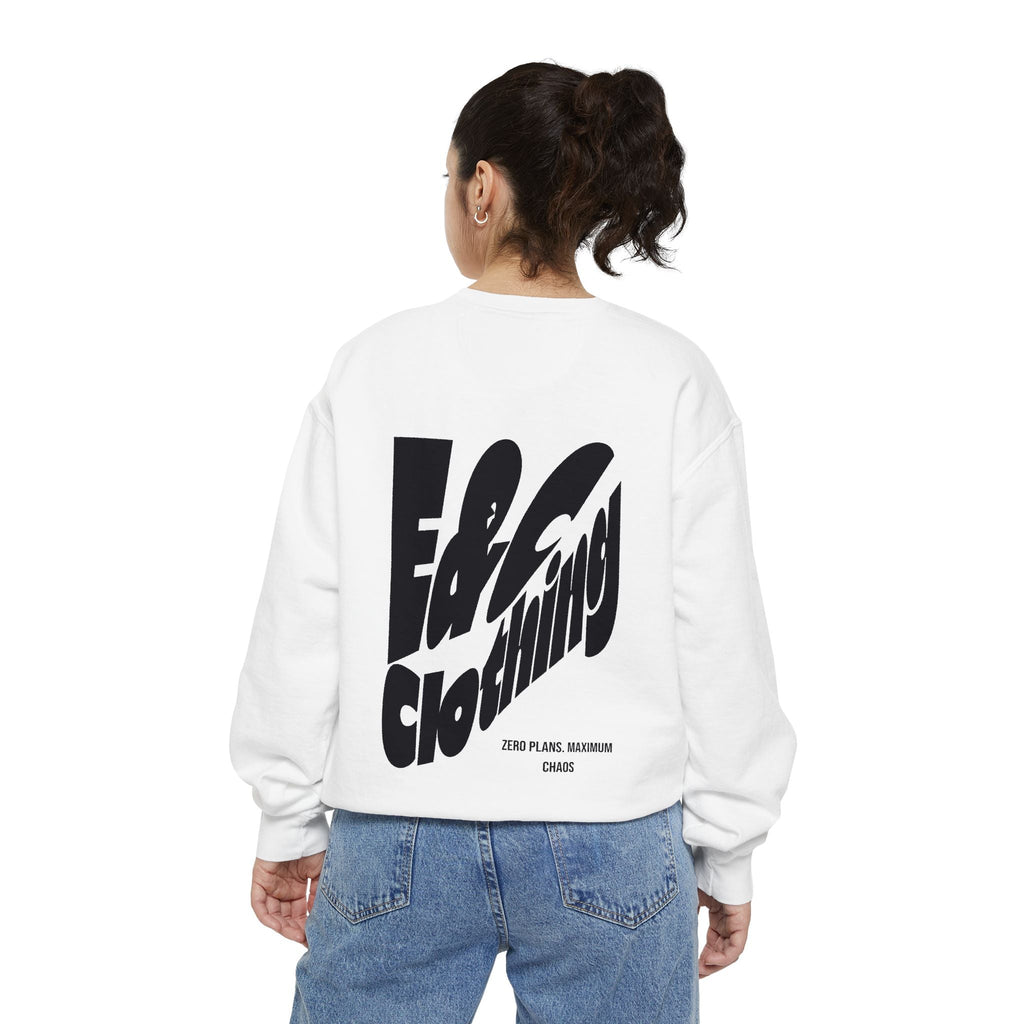 ⚡ E&C CLOTHING — Zero Plans. Maximum Chaos Crewneck ⚡ Printify
