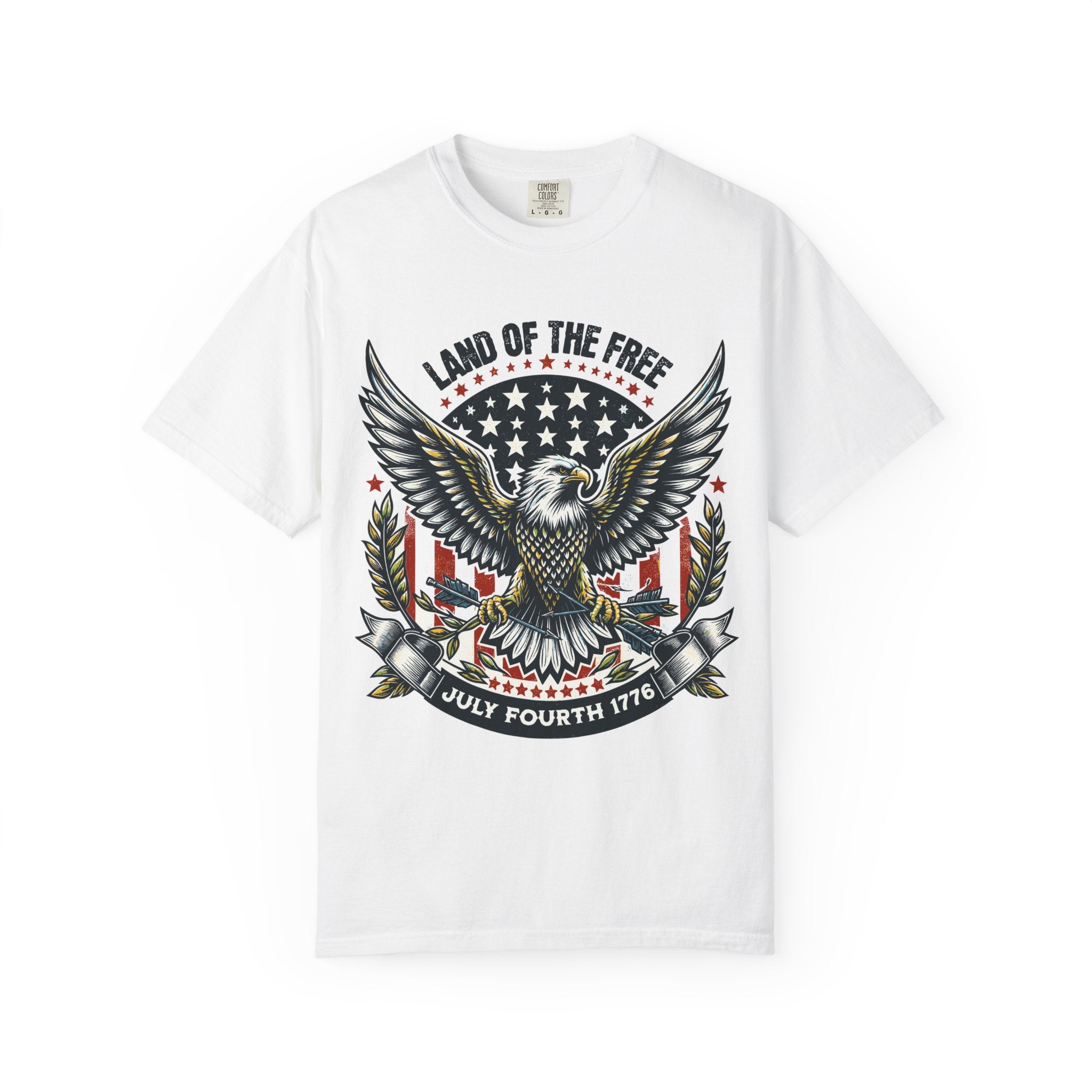 Land of the Free 1776 Eagle Tee