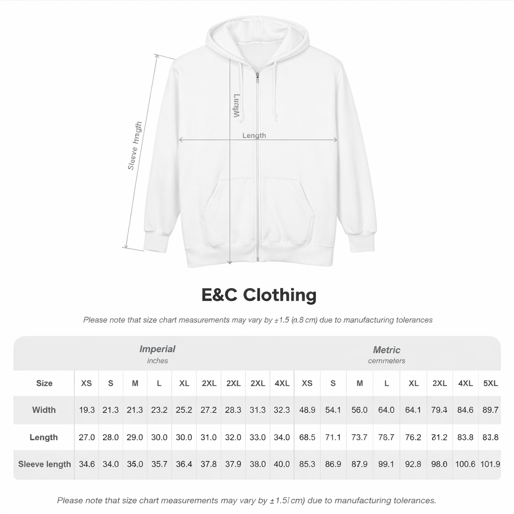 👑 Crowned E&C Clothing Skull Hoodie 👑💀 Printify