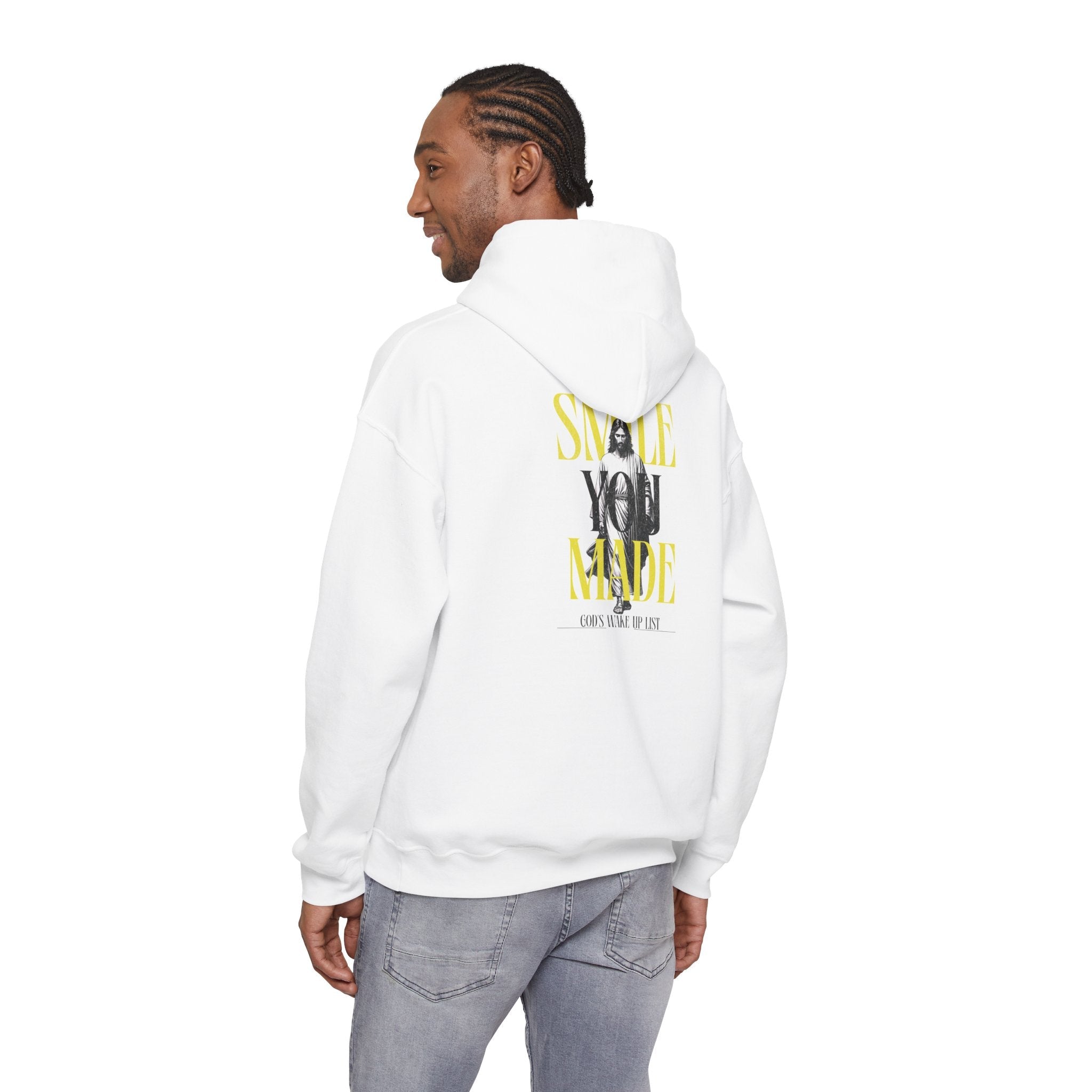 Smile, You Made God’s Wake-Up List Hoodie Printify