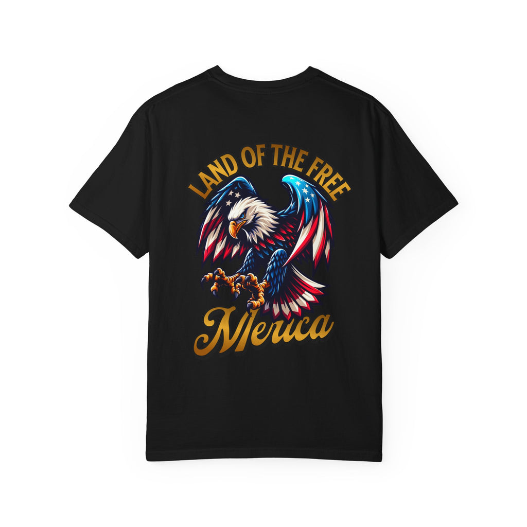 Land of the Free ‘Merica Eagle Tee – Patriotic Graphic Shirt