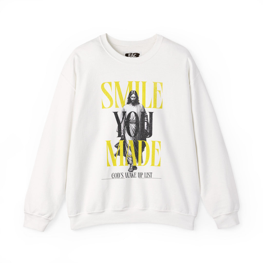 Smile, You Made God’s Wake-Up List Crewneck Printify