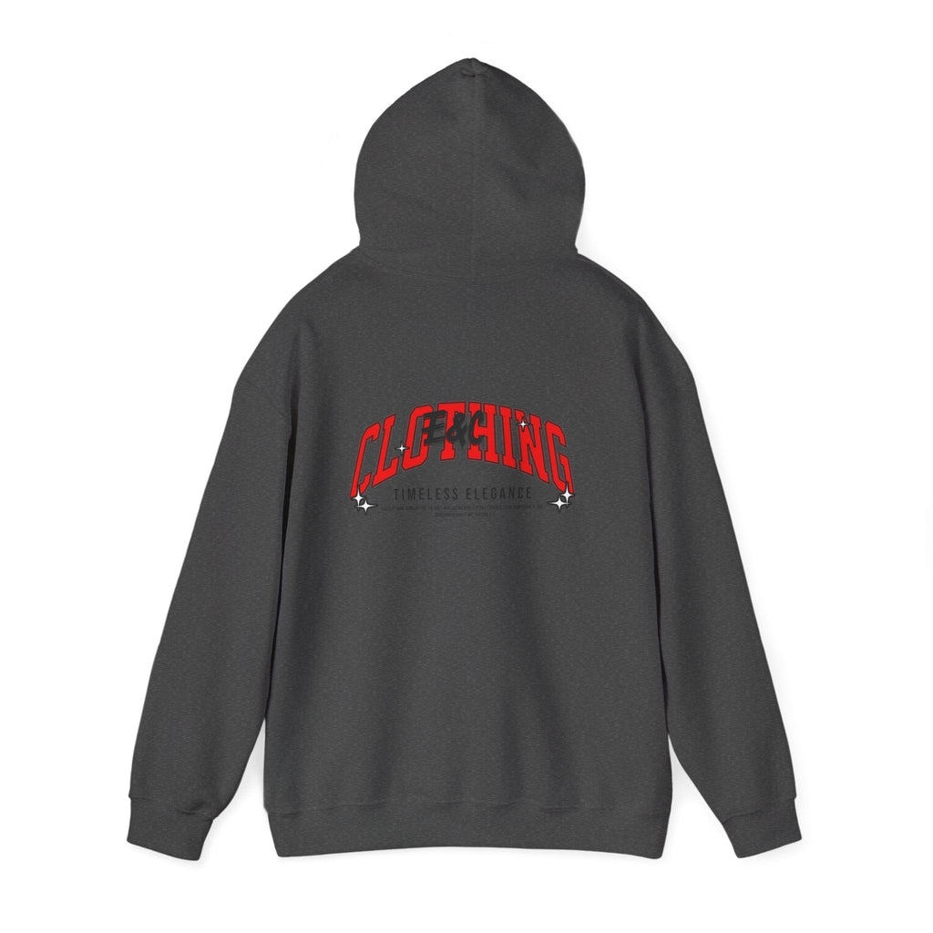 “Timeless Elegance” E&C Back Print Hoodie Printify