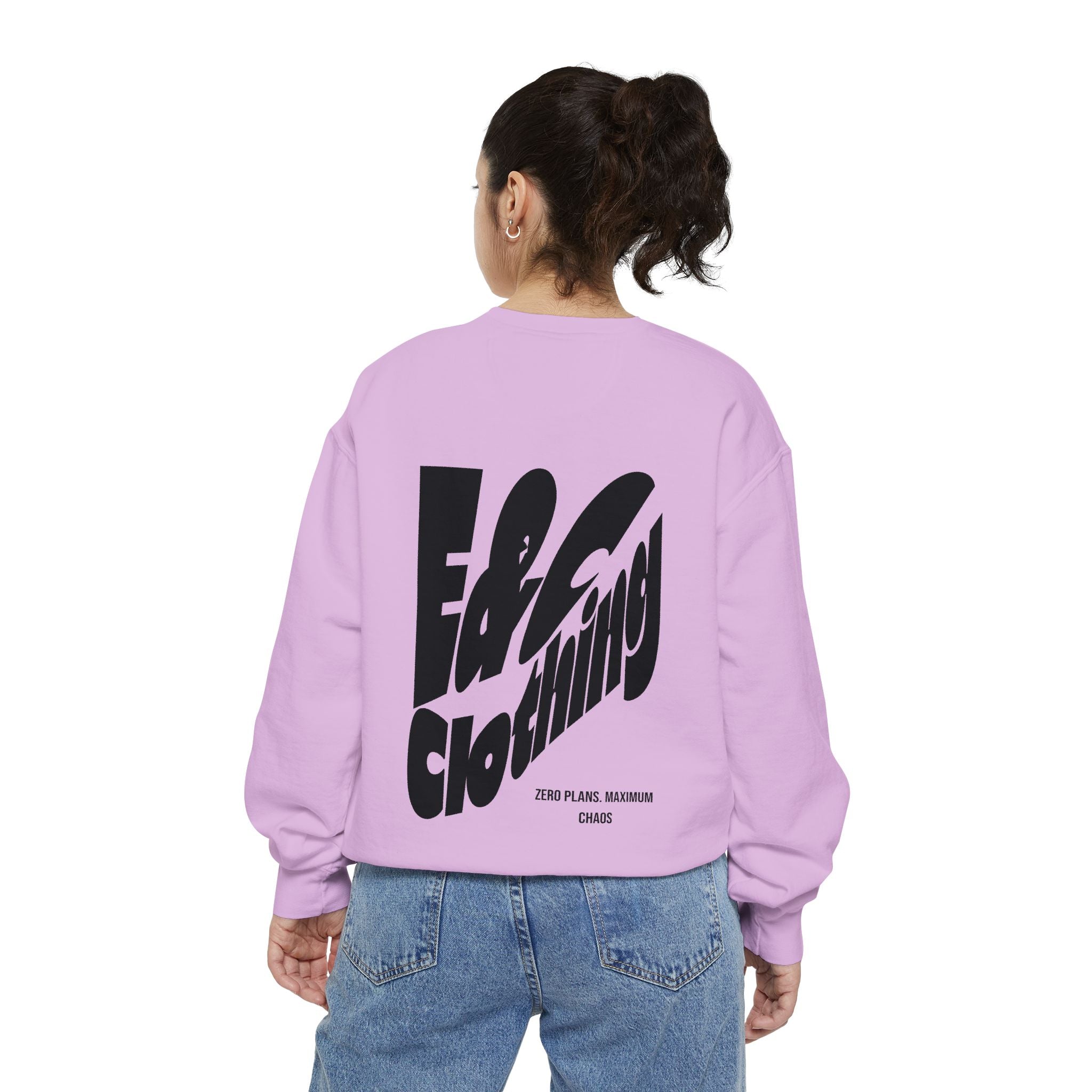 ⚡ E&C CLOTHING — Zero Plans. Maximum Chaos Crewneck ⚡ Printify