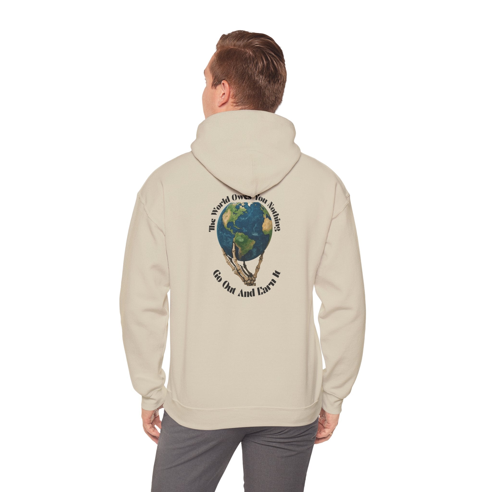 🌍 The World Owes You Nothing Hoodie 🌍 Printify