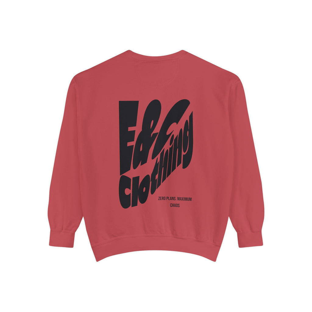 ⚡ E&C CLOTHING — Zero Plans. Maximum Chaos Crewneck ⚡ Printify