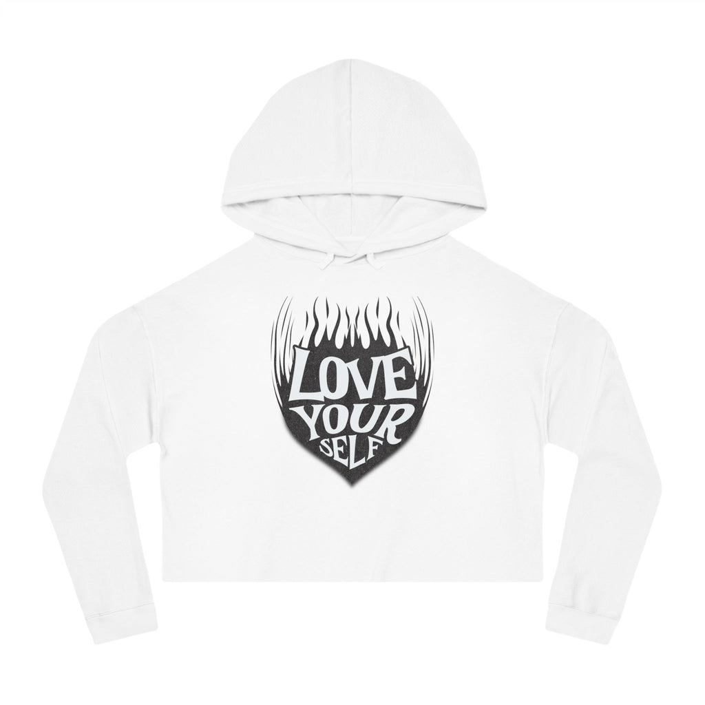 🖤 Love Your Self Crop Hoodie 🖤 Printify