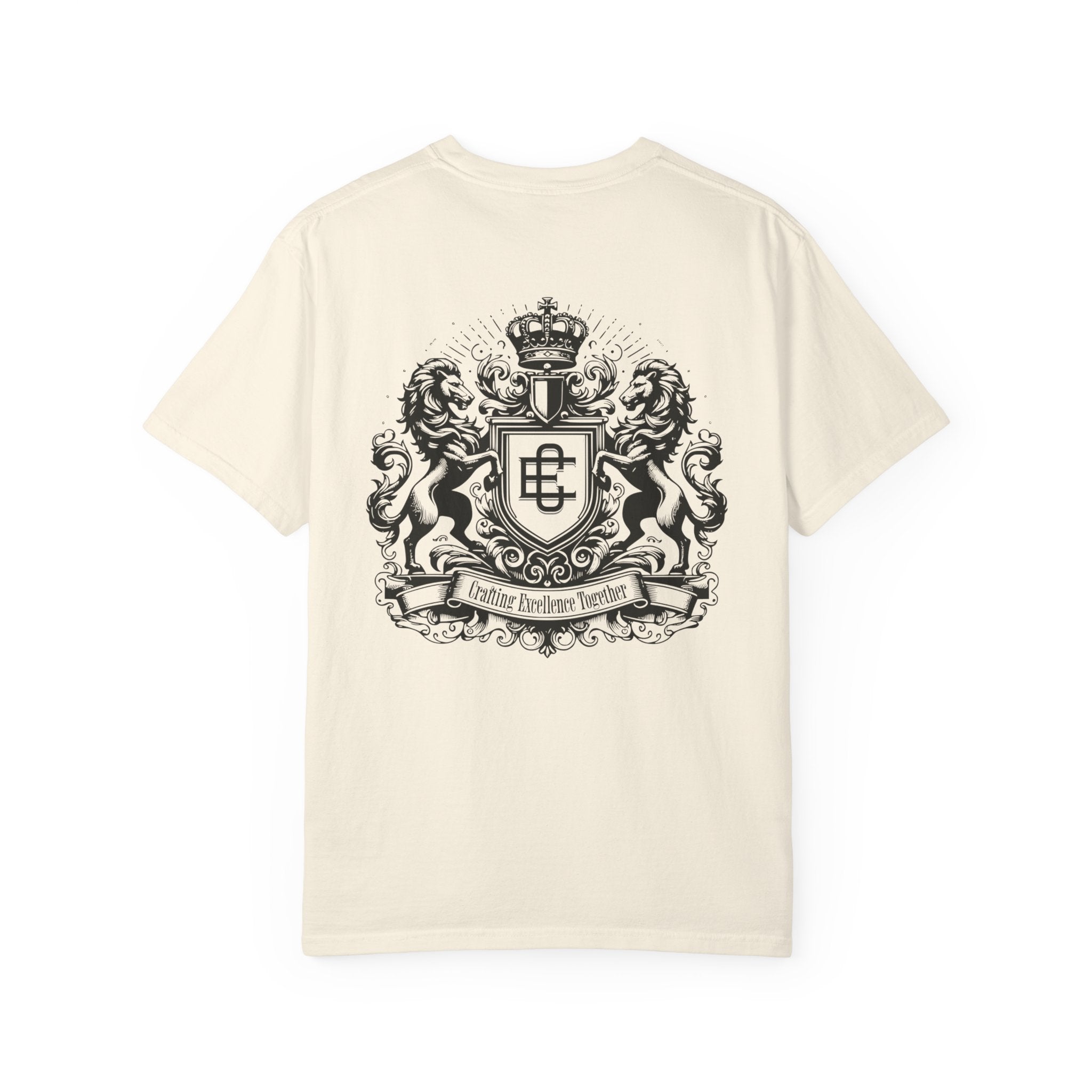 Excellence Crest Graphic T-Shirt Printify